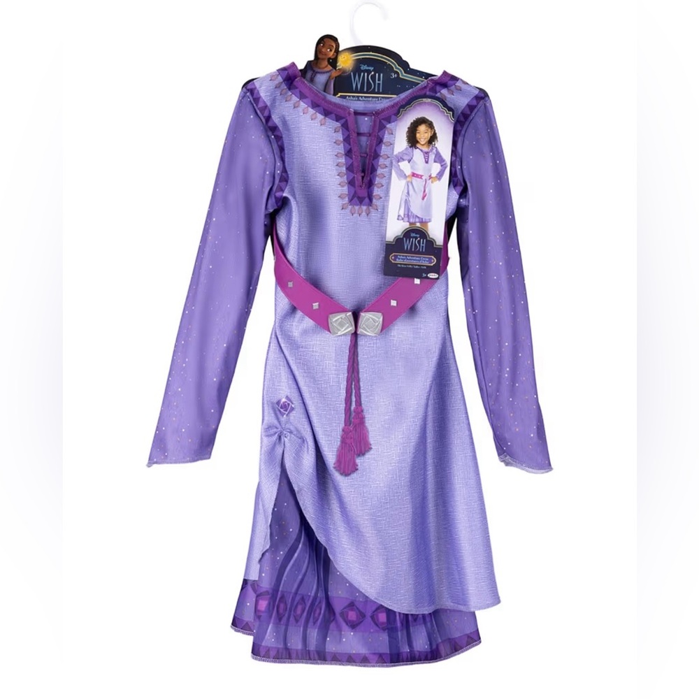 Disney's Wish Asha Dress Authentic Movie Licensed Fashion